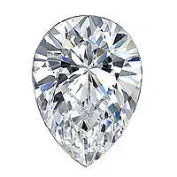077 Carat Pear Lab Grown Diamond GemFind Earrings
