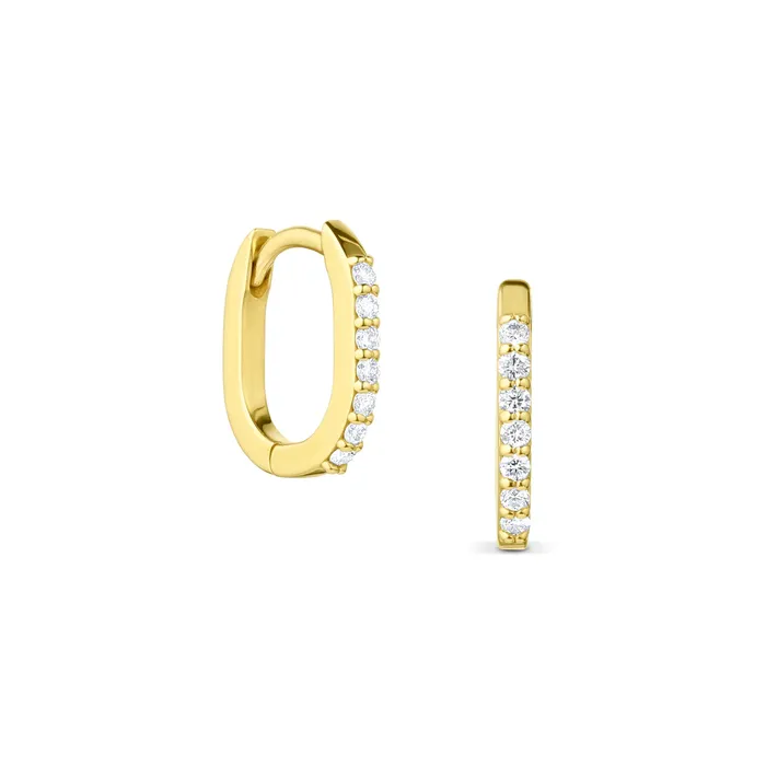 12mm Diamond Huggies Consider the Wldflwrs Earrings
