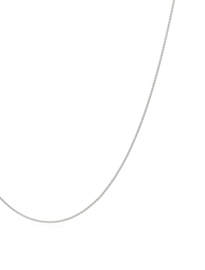 14 Karat White Gold 22 Adjustable Classic Wheat Chain RACHEL LYNN CHICAGO Rings 14 Karat White Gold 22 Adjustable Classic Wheat Chain RACHEL LYNN CHICAGO Rings