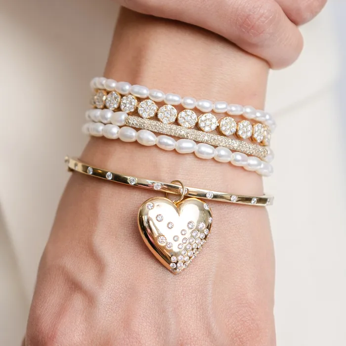 3mm Freshwater Pearl Beaded Bracelet RACHEL LYNN CHICAGO Bracelets