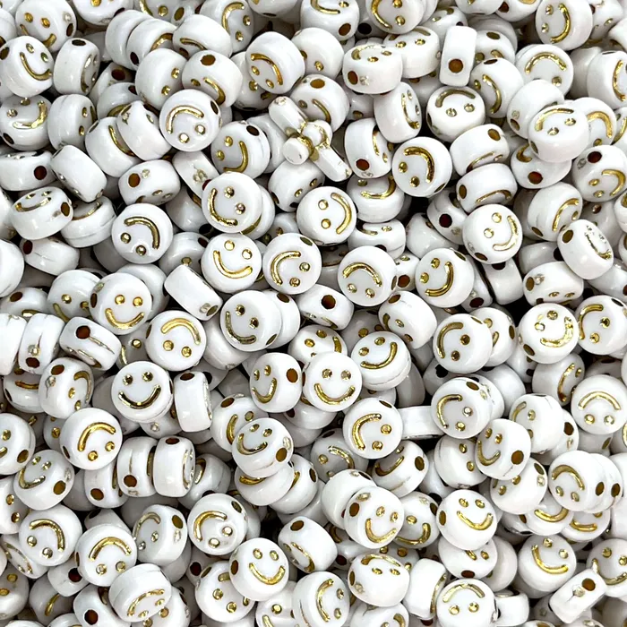 6mm Acrylic Smiley Face Beads Smiley Face Spacer Beads 50 Gr in a pack Peppy Beads Earrings 6mm Acrylic Smiley Face Beads Smiley Face Spacer Beads 50 Gr in a pack Peppy Beads Earrings