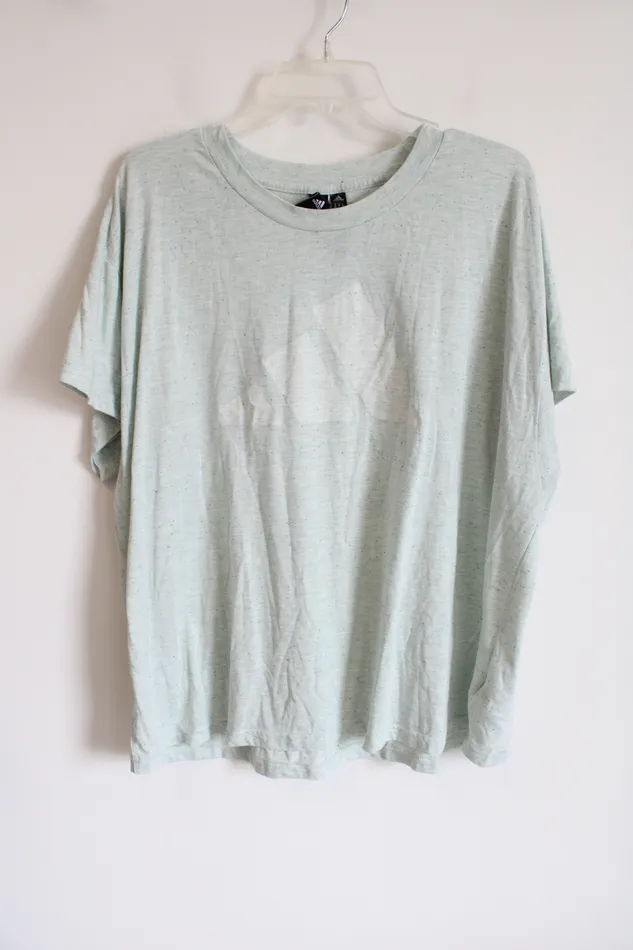 Adidas Necklaces Adidas Light Blue Logo Tee 3X