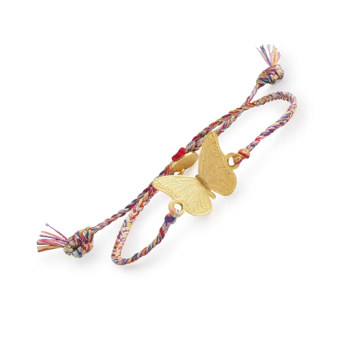 Agua Marina Bracelets Butterfly Gold Bracelet Single