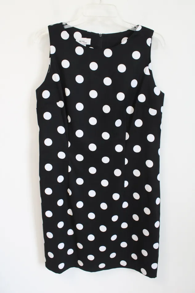 Alyx Alyx Black White Polka Dot Dress 14 Rings
