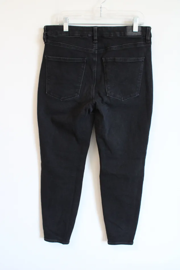 American Eagle Dream Stretch Black HighRise Jegging 8 Short American Eagle Necklaces