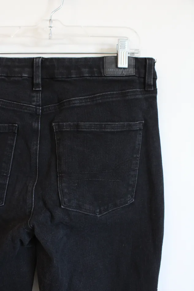 American Eagle Dream Stretch Black HighRise Jegging 8 Short American Eagle Necklaces