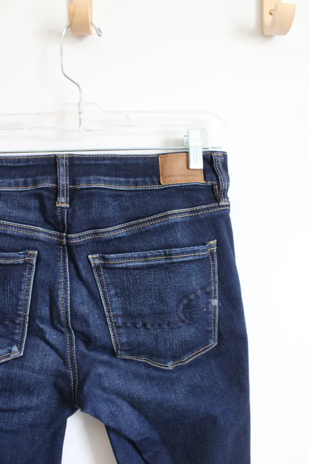 American Eagle Earrings American Eagle Dark Wash Jegging Jeans 6 Short