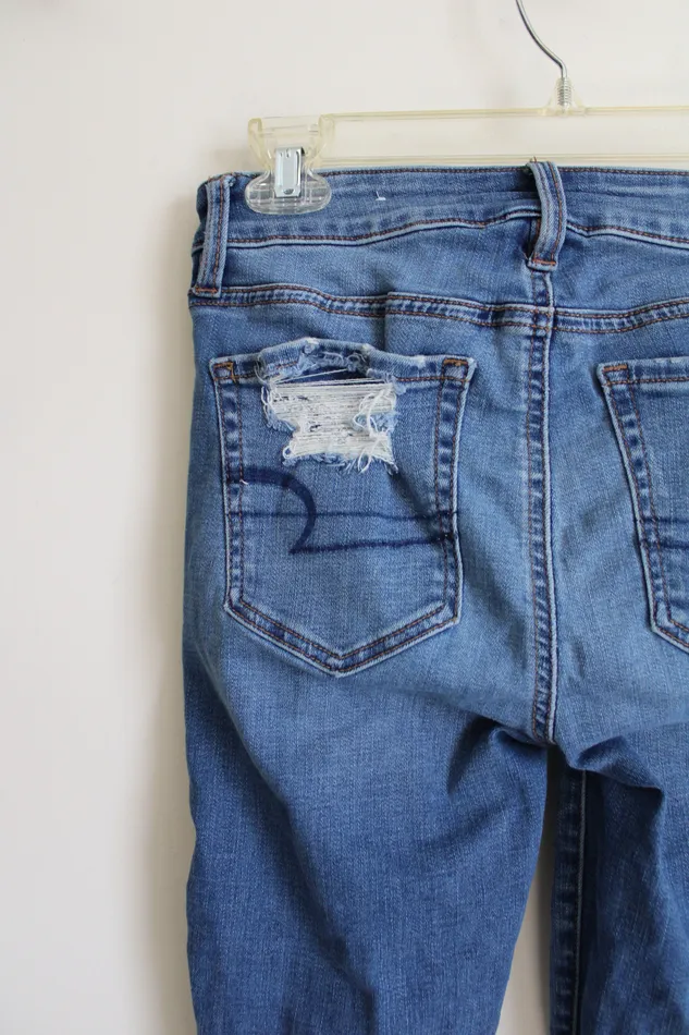 American Eagle Earrings American Eagle HiRise Super Stretch Jegging 2 Short