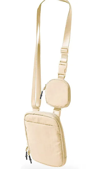 AMPERE Earrings Ampere Creations Betsie Vertical Sling Bag Khaki