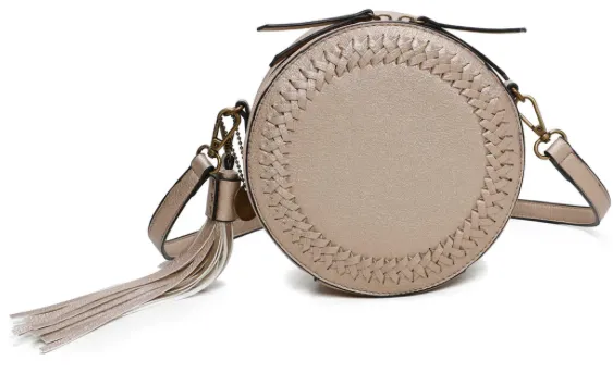AMPERE Rings Ampere Creations Suzie Round Crossbody Bag Sand