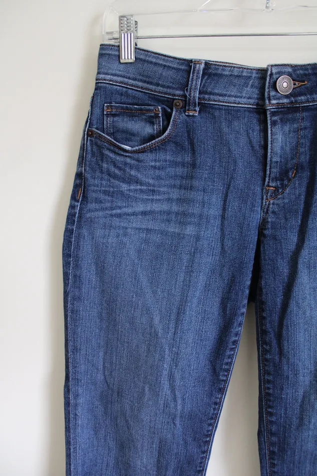 Ann Taylor LOFT Earrings Ann Taylor LOFT Denim Modern Crop Jeans 2