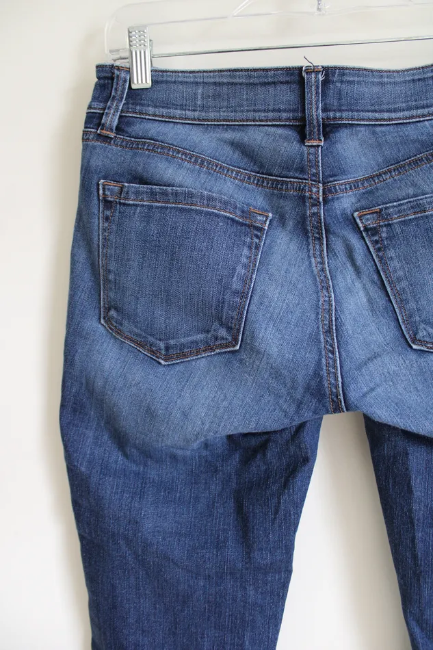 Ann Taylor LOFT Earrings Ann Taylor LOFT Denim Modern Crop Jeans 2