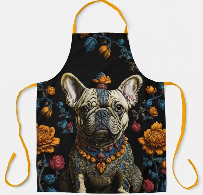Apron Mexican Folk Art Bulldog ZAZZLE Earrings
