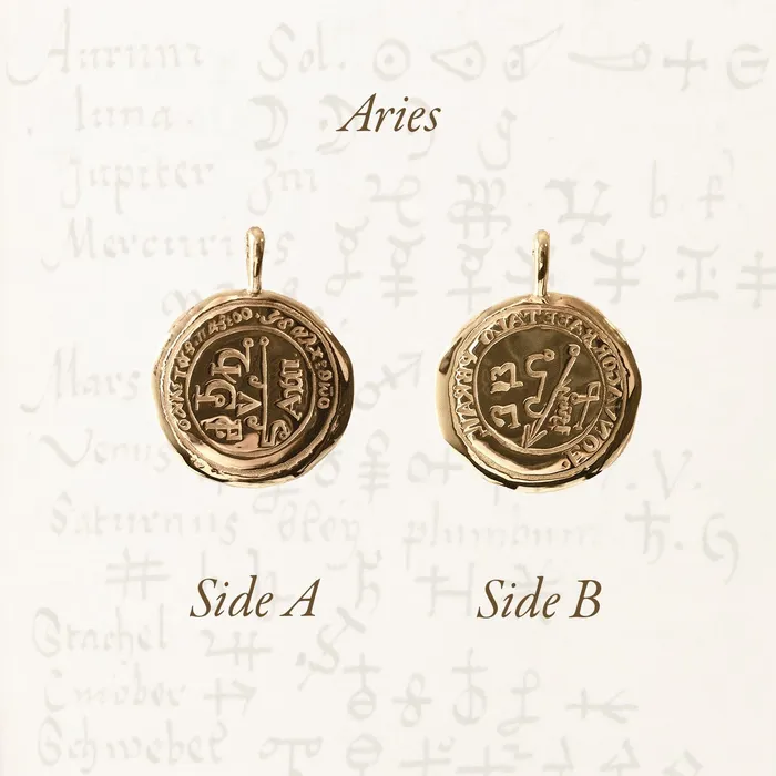 Aries Alchemical Zodiac Pendant COMMON ERA Necklaces