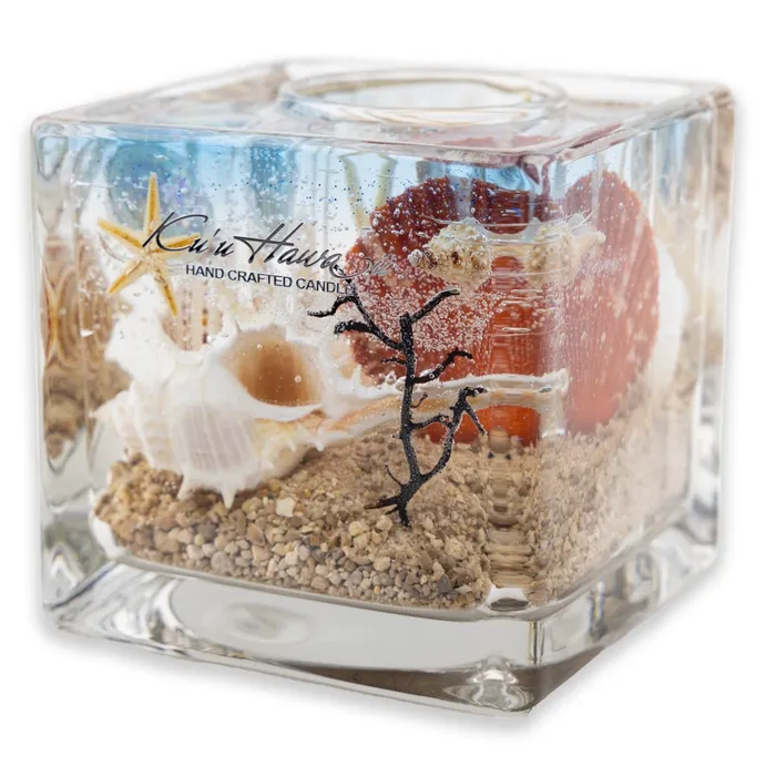 AROMA Aroma by K Kuu Hawaii Ocean Aquarium Candle Set Earrings