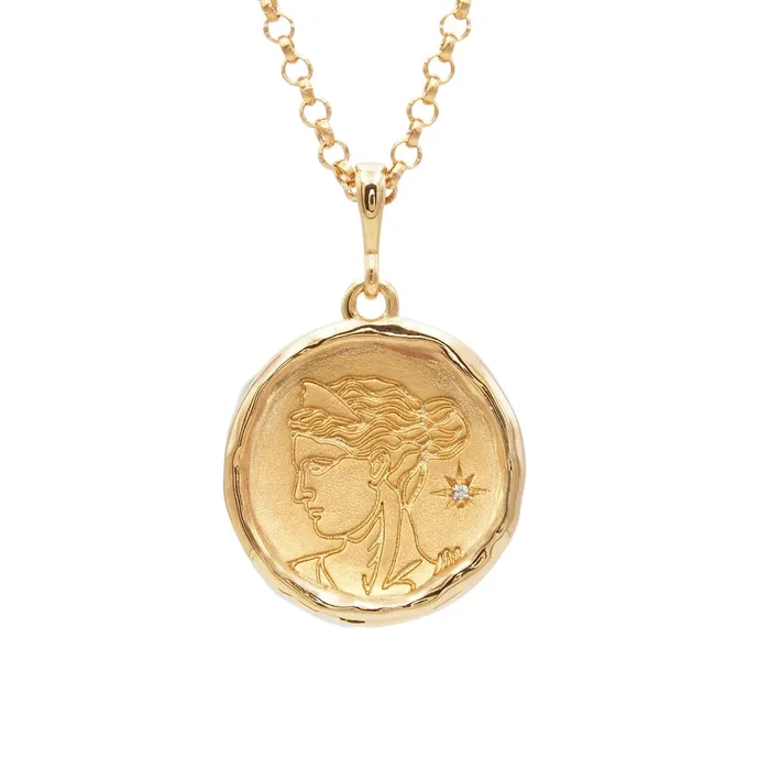Artemis Goddess of Wild Things Necklace with Diamond COMMON ERA Necklaces