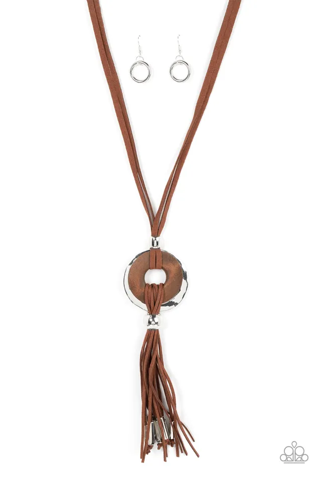 ARTISANS and Crafts Brown Paparazzi Accessories Necklaces