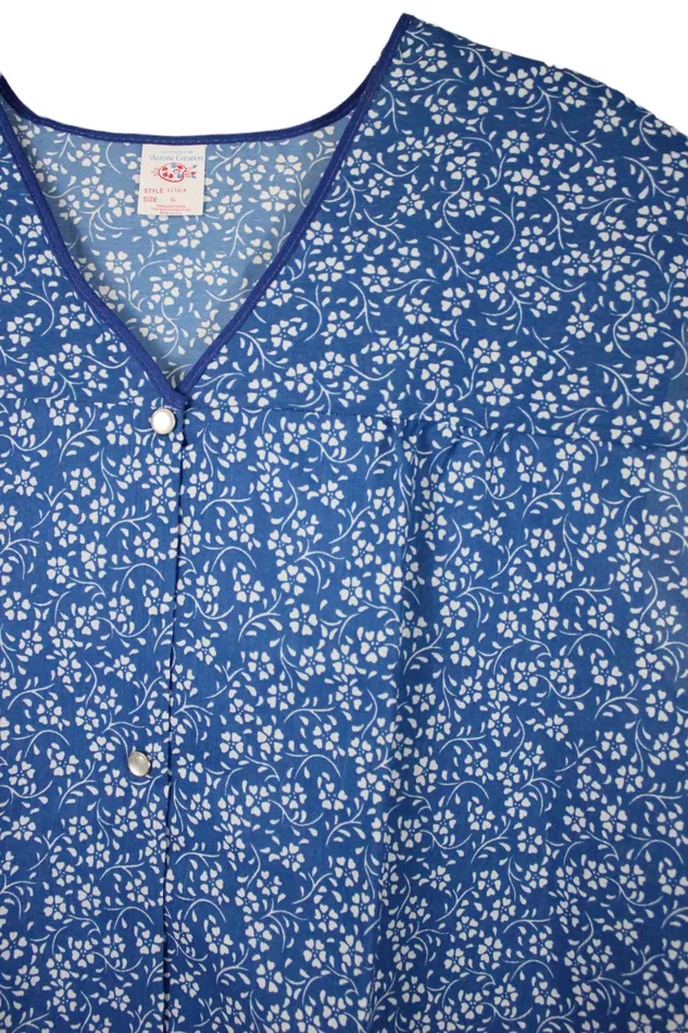 Artistic Creation Blue Floral Apron Top XL Jubilee Thrift Rings