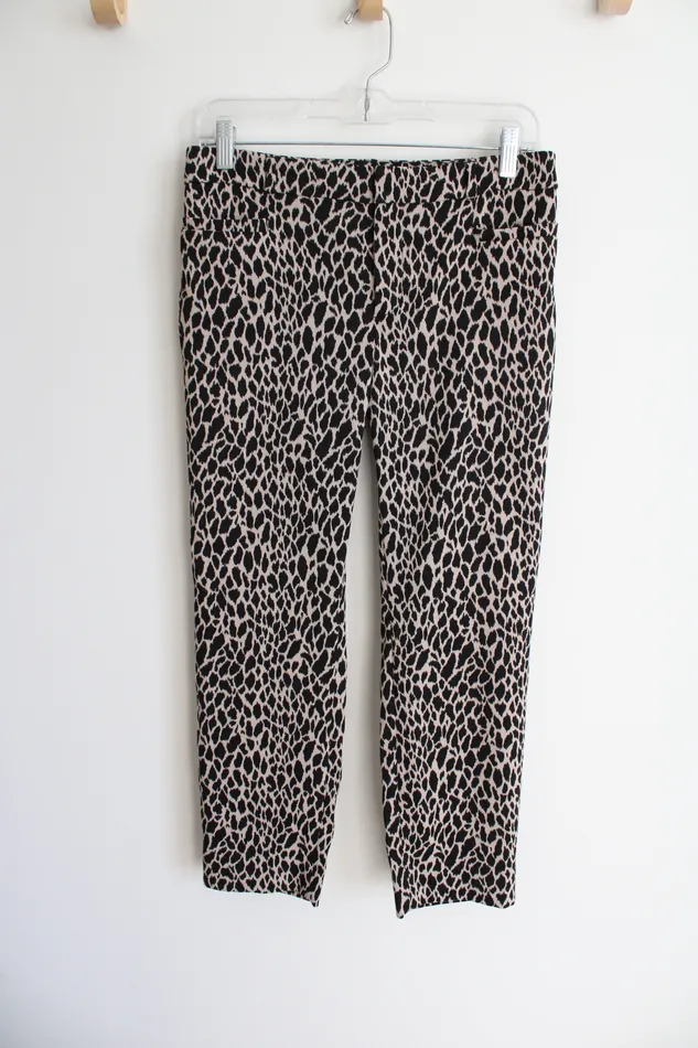 Banana Republic Banana Republic Sloan Cheetah Print Pant 4 Petite Earrings