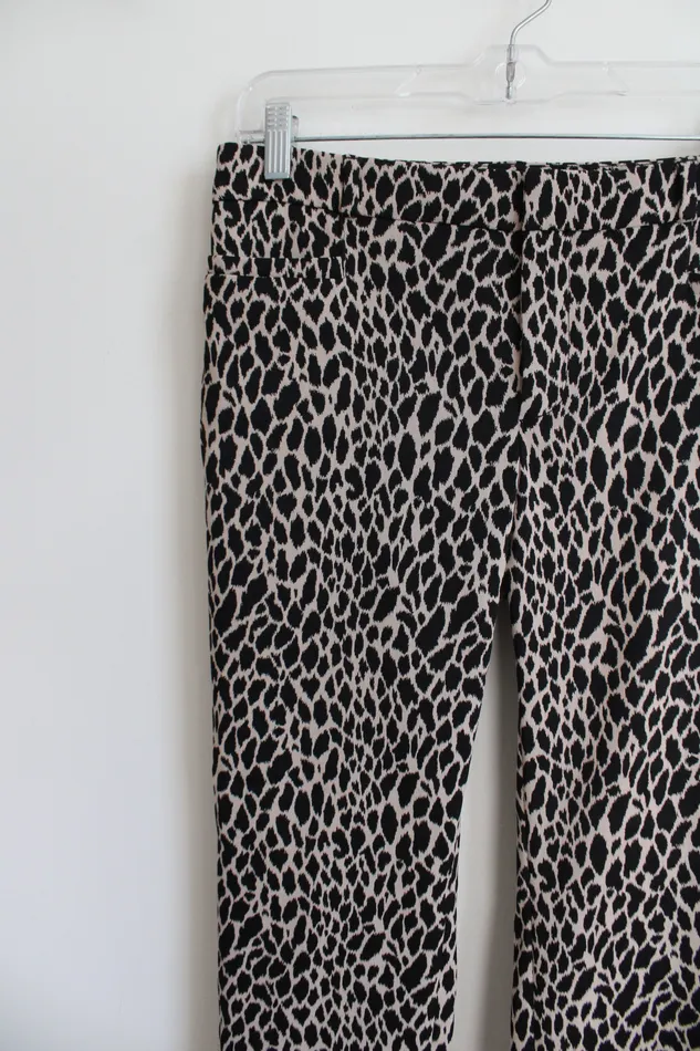 Banana Republic Banana Republic Sloan Cheetah Print Pant 4 Petite Earrings