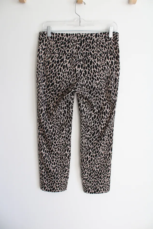 Banana Republic Banana Republic Sloan Cheetah Print Pant 4 Petite Earrings