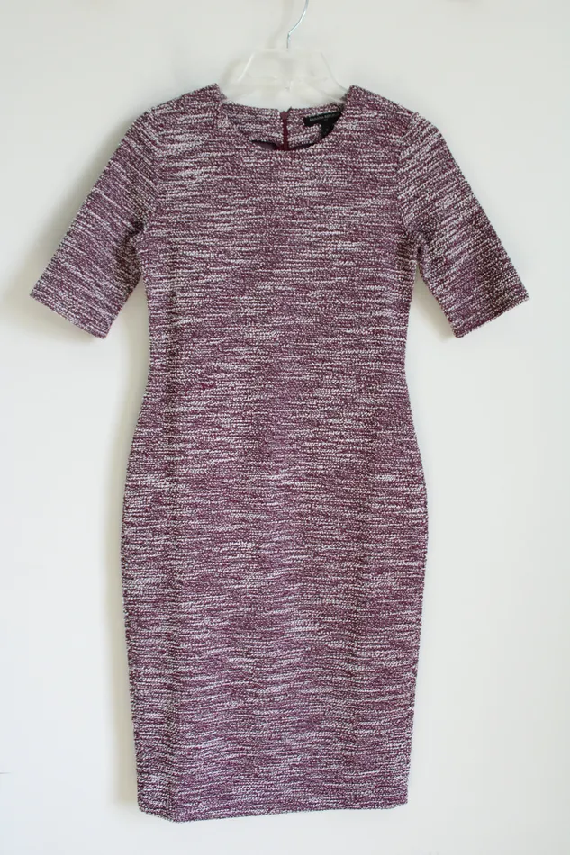 Banana Republic Burgundy Textured Fitted Midi Dress 0 Banana Republic Earrings Banana Republic Burgundy Textured Fitted Midi Dress 0 Banana Republic Earrings
