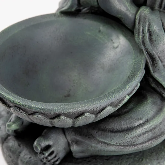 Bhikkhu With Alms Bowl Buddhist Garden Statue DharmaCrafts Necklaces