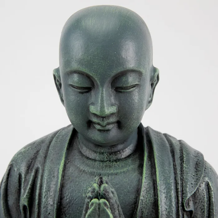 Bhikkhu With Alms Bowl Buddhist Garden Statue DharmaCrafts Necklaces