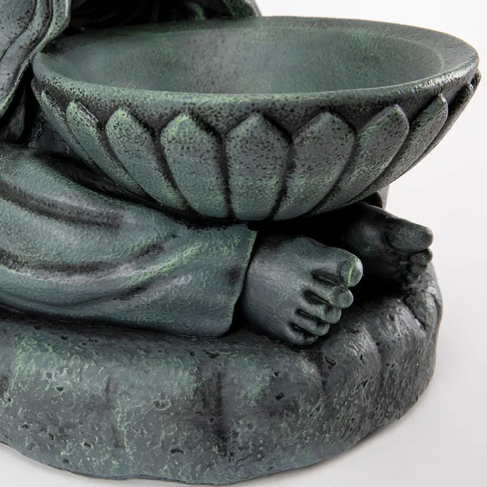 Bhikkhu With Alms Bowl Buddhist Garden Statue DharmaCrafts Necklaces