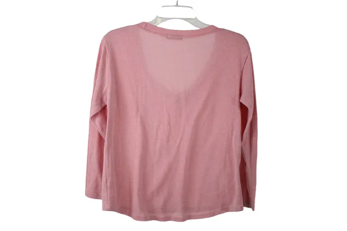 Blingland Pink Knit Top S Blingland Earrings