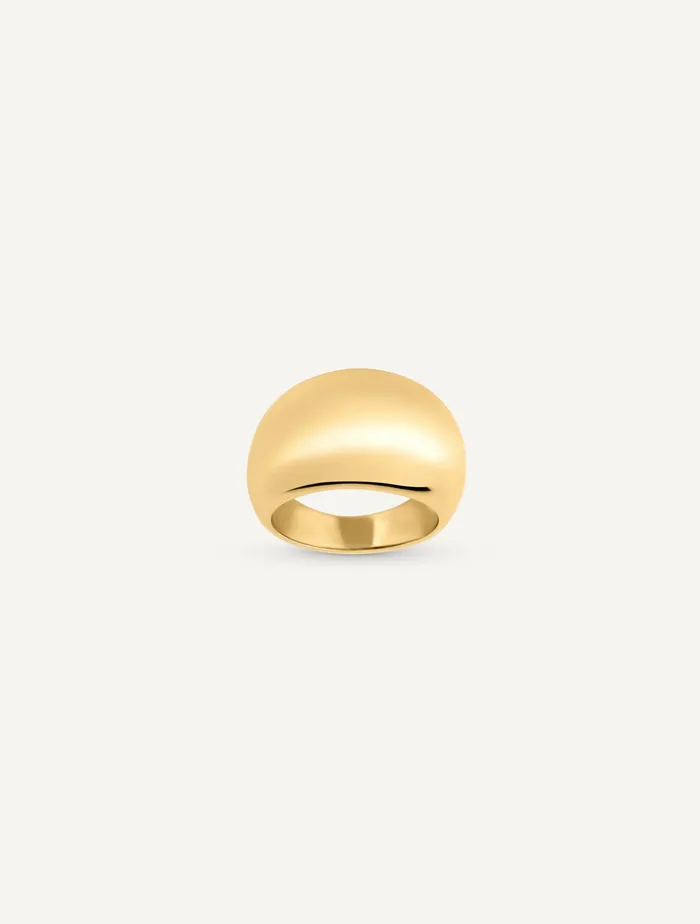 BOLD DOME RING Maison Dore Rings