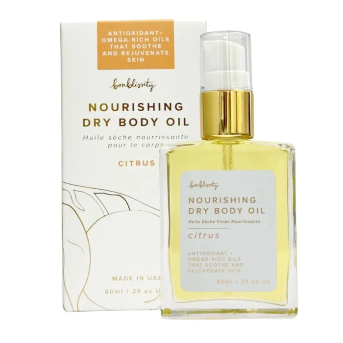 Bonblissity Citrus Nourishing Dry Body Oil 2 oz BONBLISSITY Earrings