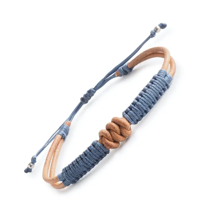 Bracelets Macrala Knot Mens Leather Bracelet