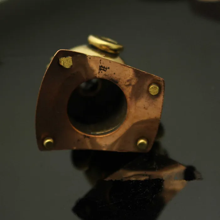 Brass Vintage Looking Diving Helmet Dollhouse Accessory Miniatures by NC Earrings