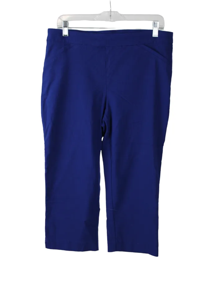 Briggs New York Rings Briggs Cobalt Blue Capri Pants 12