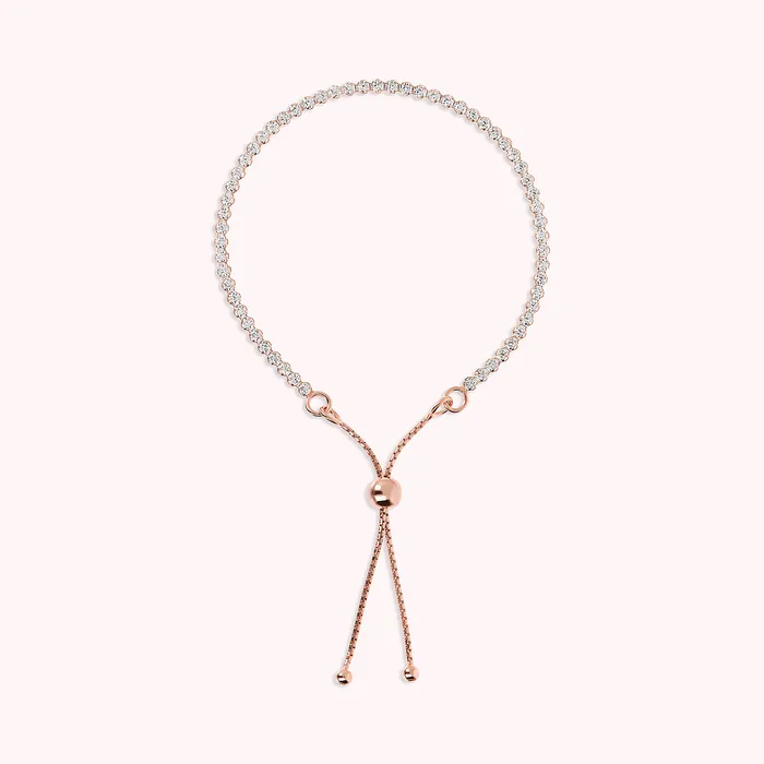 Bronzallure Necklaces Bracciale Tennis con Cubic Zirconia