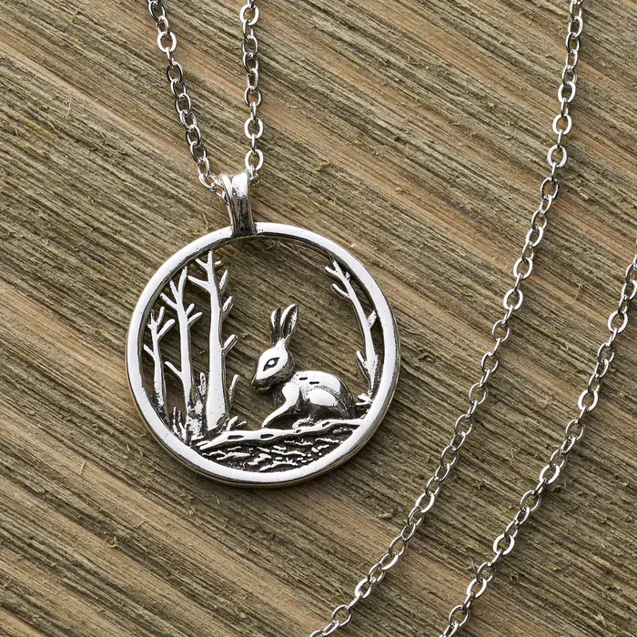 Bunny in the Woods Necklace Chadds Ford Jewelry Necklaces