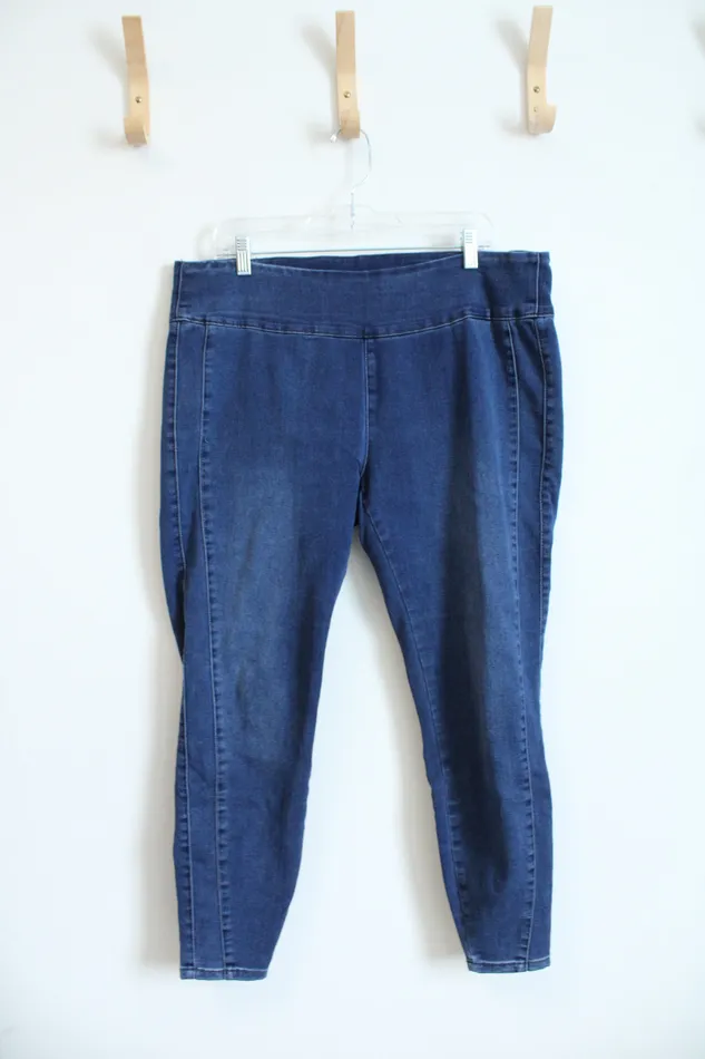 By Giuliana Earrings By Giuliana Stretch Denim Pants L