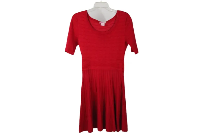 Candies Earrings Candies Red Knit Dress S