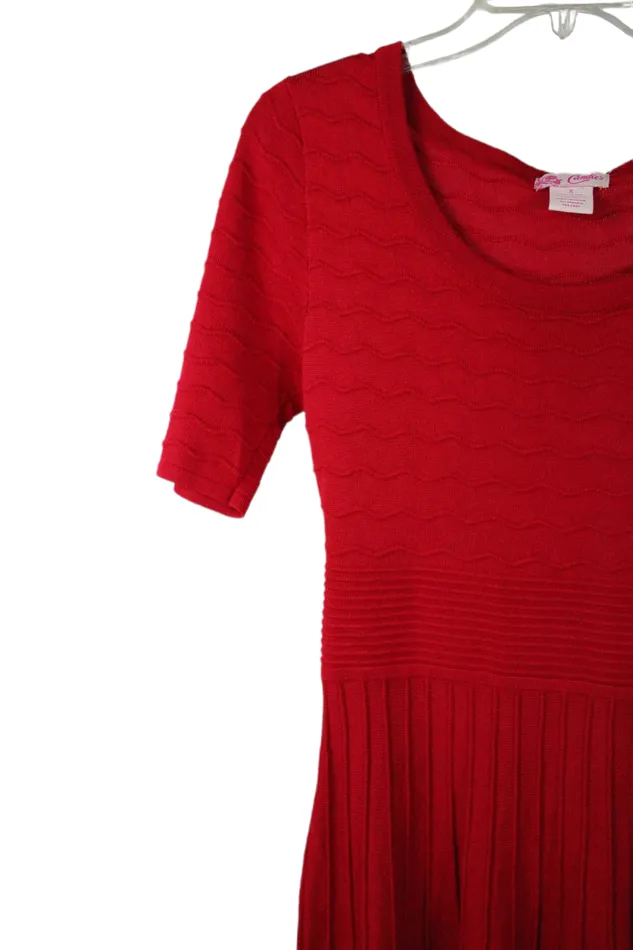 Candies Earrings Candies Red Knit Dress S