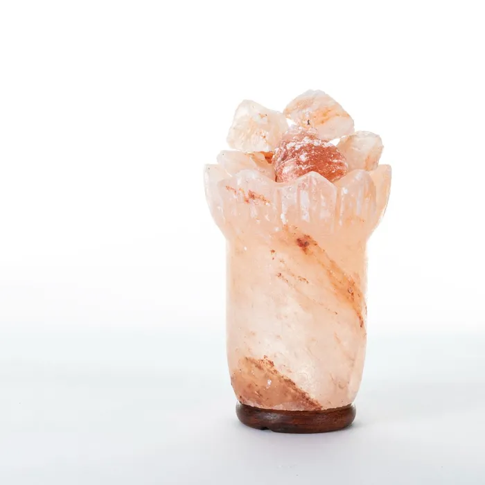 Castle Tower Bowl Salt Rock Lamp Salt Lamp Earrings