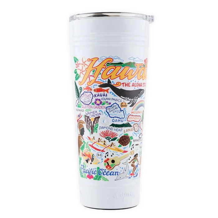 CATSTUDIO Rings Catstudio Hawaiian Isles White Tumbler 24 oz