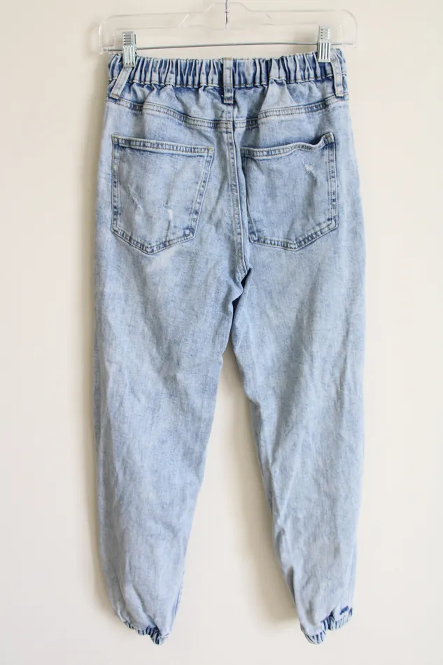 Celebrity Pink Distressed Denim Jogger XS Celebrity Pink Earrings