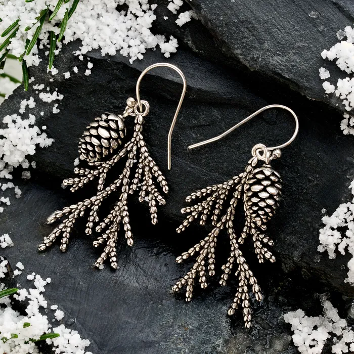 Chadds Ford Jewelry Earrings Pine Branch Earrings
