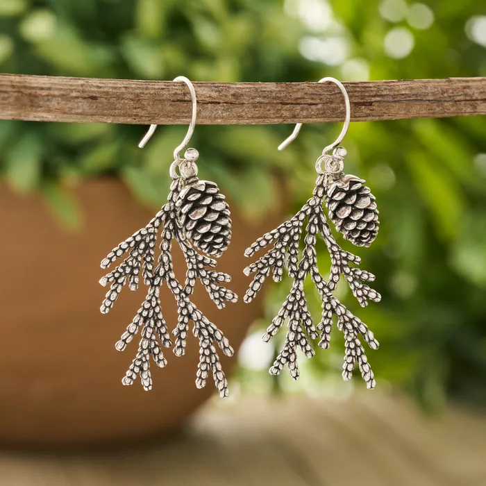 Chadds Ford Jewelry Earrings Pine Branch Earrings