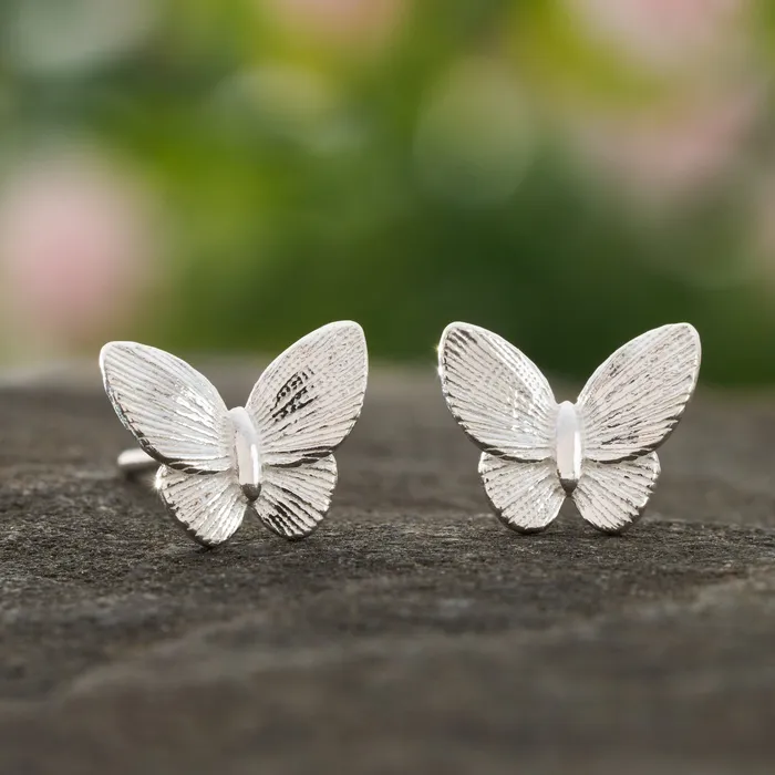 Chadds Ford Jewelry Rings Sterling Silver Dainty Butterfly Studs
