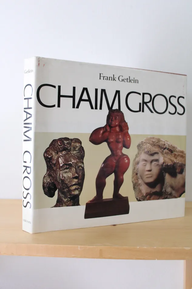Chaim Gross By Frank Getlein Art Book Jubilee Thrift Earrings