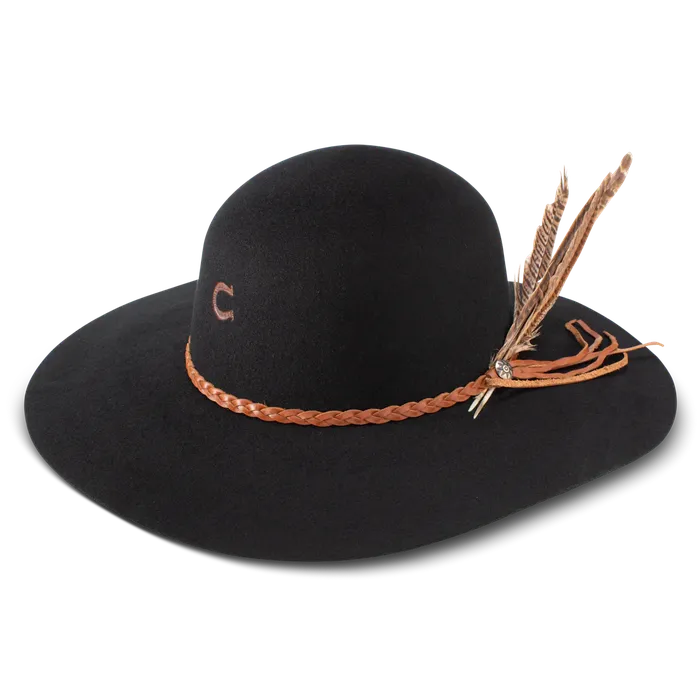 CHARLIE 1 HORSE Rings CHARLIE 1 HORSE WANDERLUST HAT BLACK