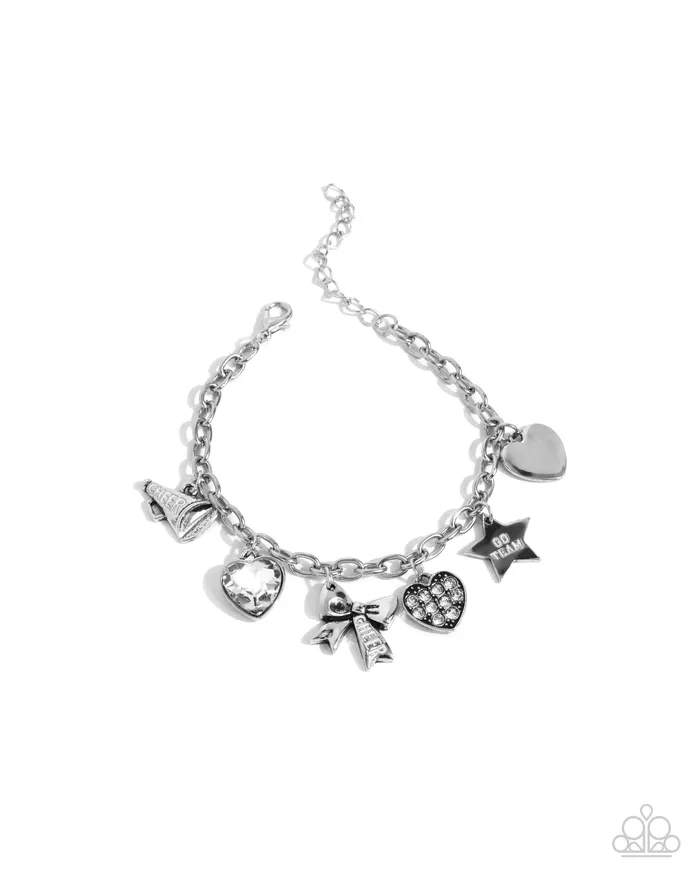 Cheerleading Camp White Paparazzi Accessories Rings