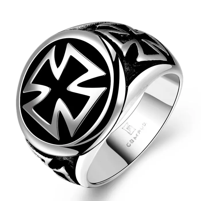 Christian Ring br Maltese Cross Lords Guidance Rings